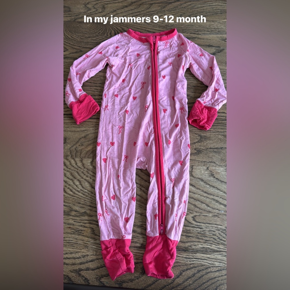 Pink Kids One Piece Pajamas